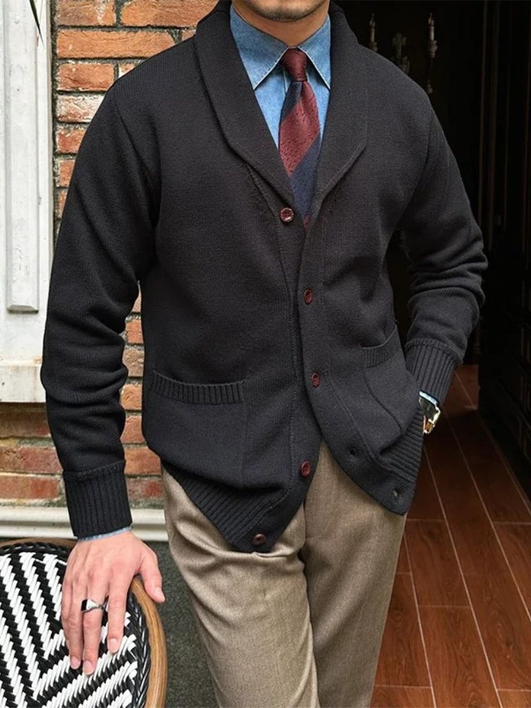 British Knit Cardigan - Verocci Essentials