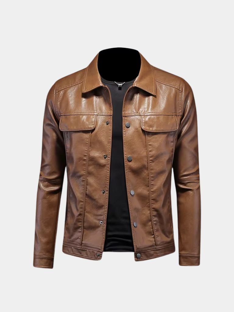 Bronze Rebel Leather Jacket – Verocci Essentials