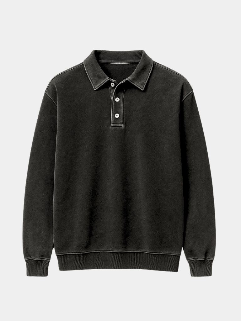 Canyon Mist Long Sleeve Polo Shirt – Verocci Essentials