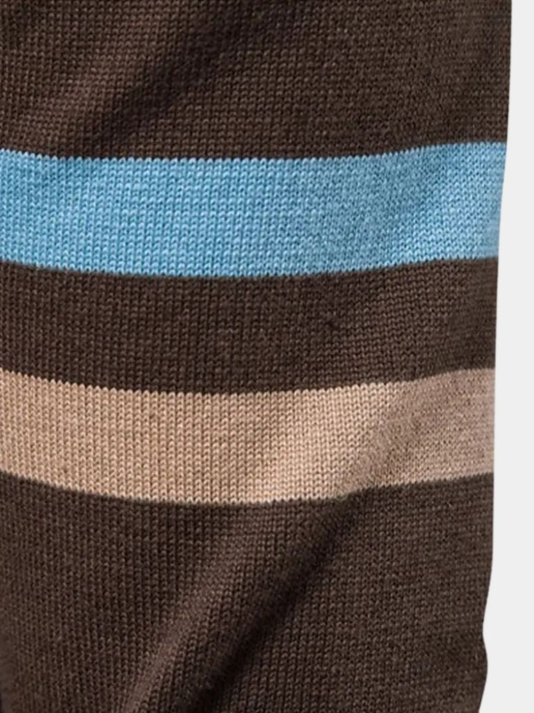 Cardigan Sweater Zipper Standing Collar Knitwear - Verocci Essentials