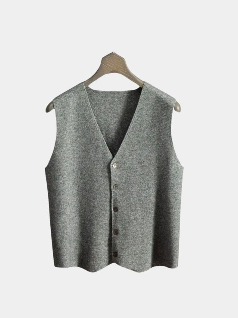 Cashmere Cardigan Vest  - Verocci Essentials