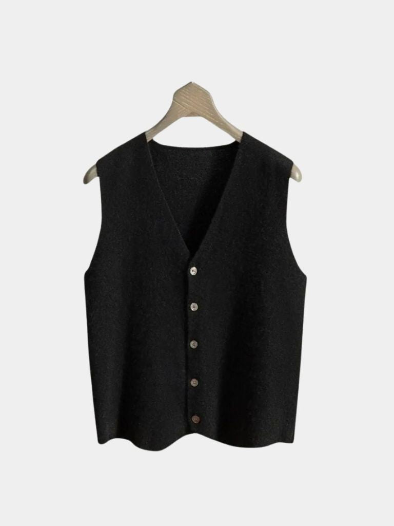 Cashmere Cardigan Vest  - Verocci Essentials