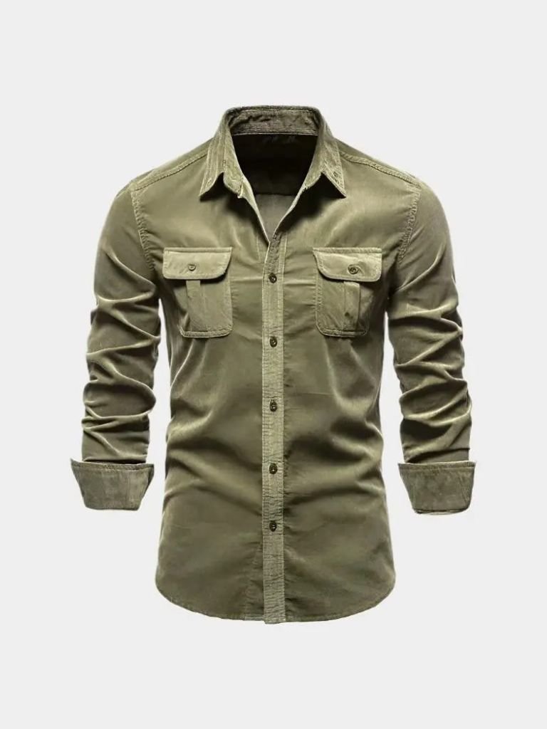 Casual Business Corduroy Shirt - Verocci Essentials