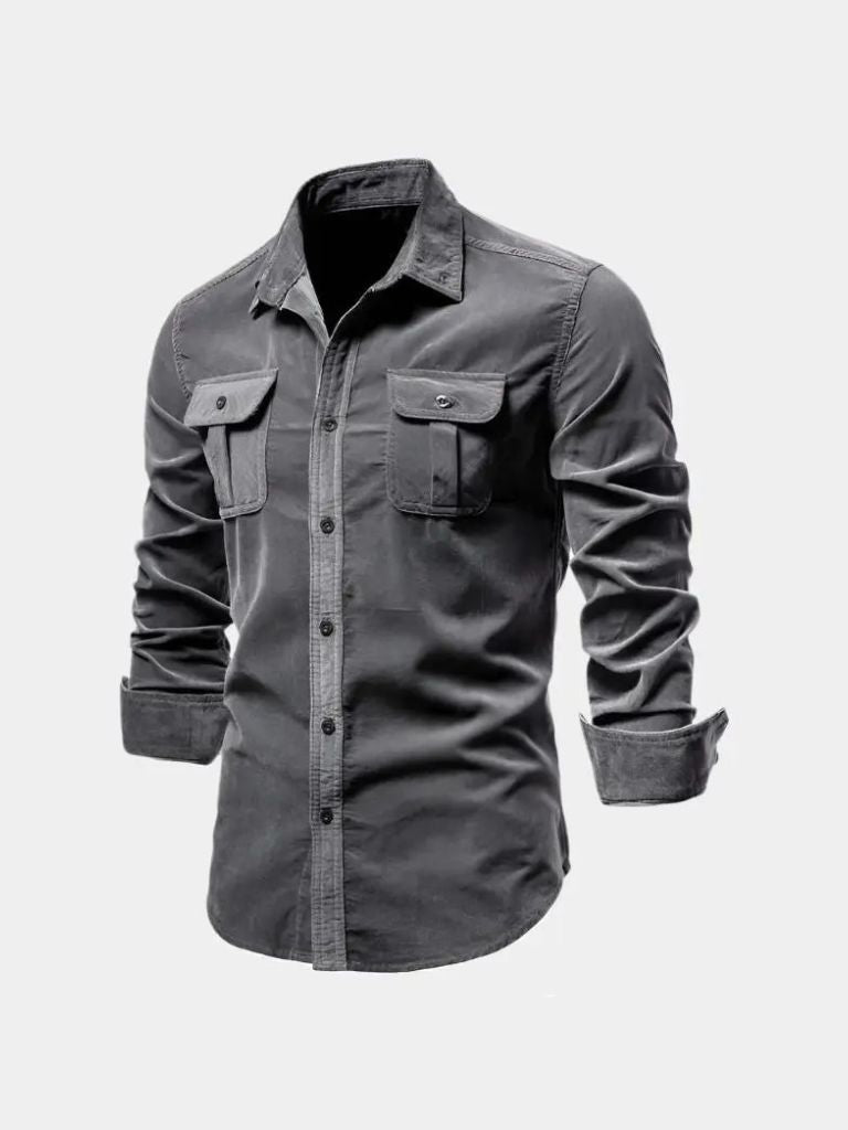 Casual Business Corduroy Shirt - Verocci Essentials