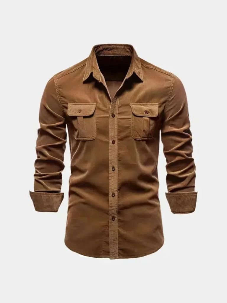 Casual Business Corduroy Shirt - Verocci Essentials