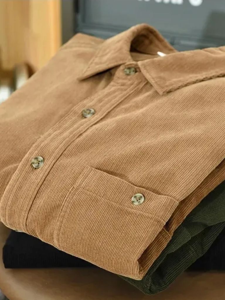 Casual Corduroy Shirt - Verocci Essentials