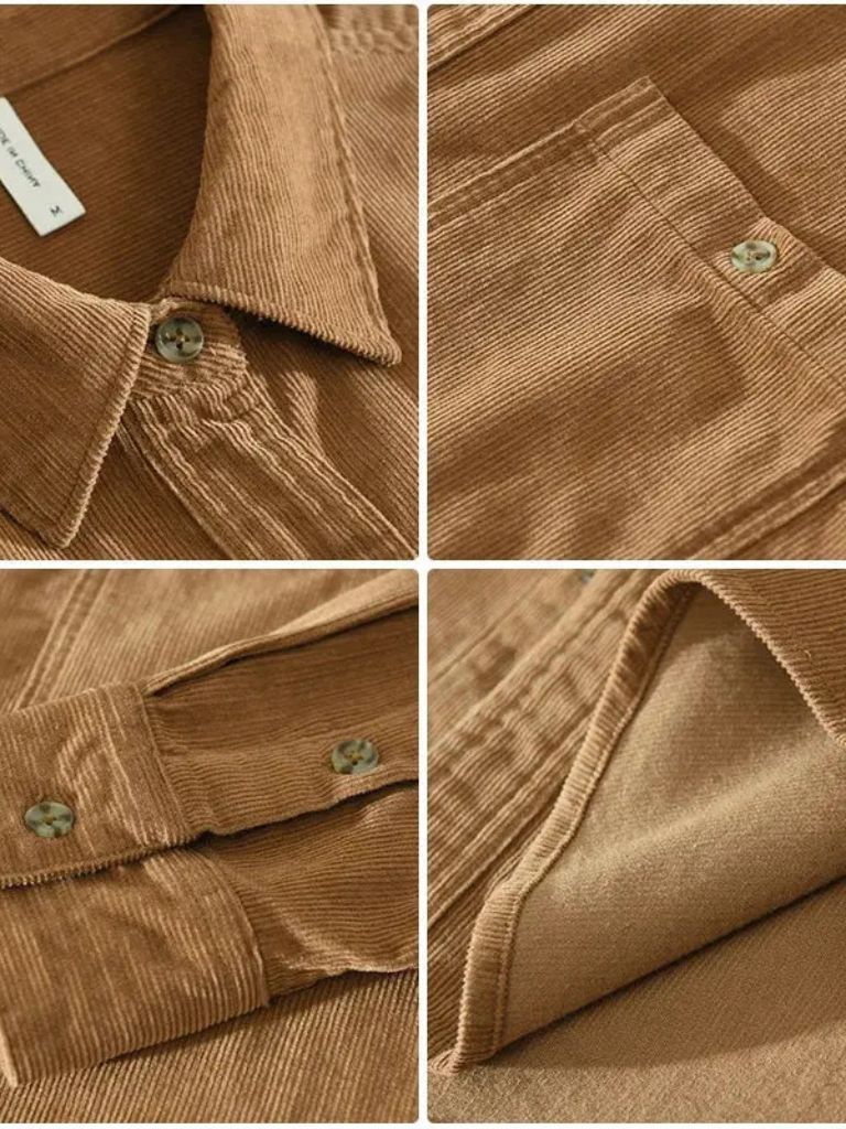 Casual Corduroy Shirt - Verocci Essentials
