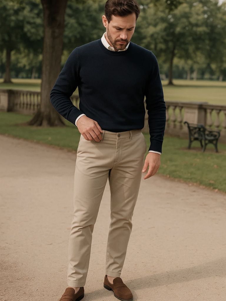Casual Slim Fit Trousers - Verocci Essentials