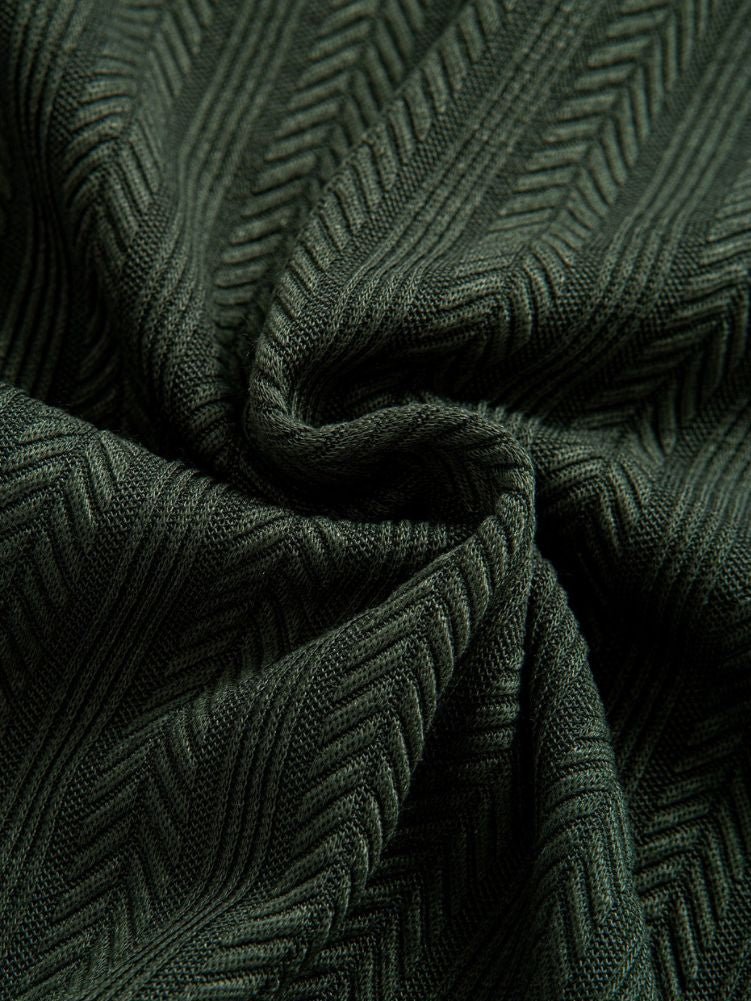 Cavalière Textured Quarter Zip Polo – Verocci Essentials