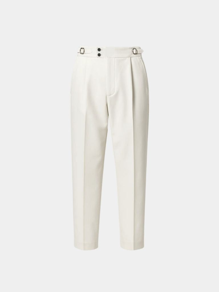 Classic Italy Sidetab Elastic Trousers - Verocci Essentials