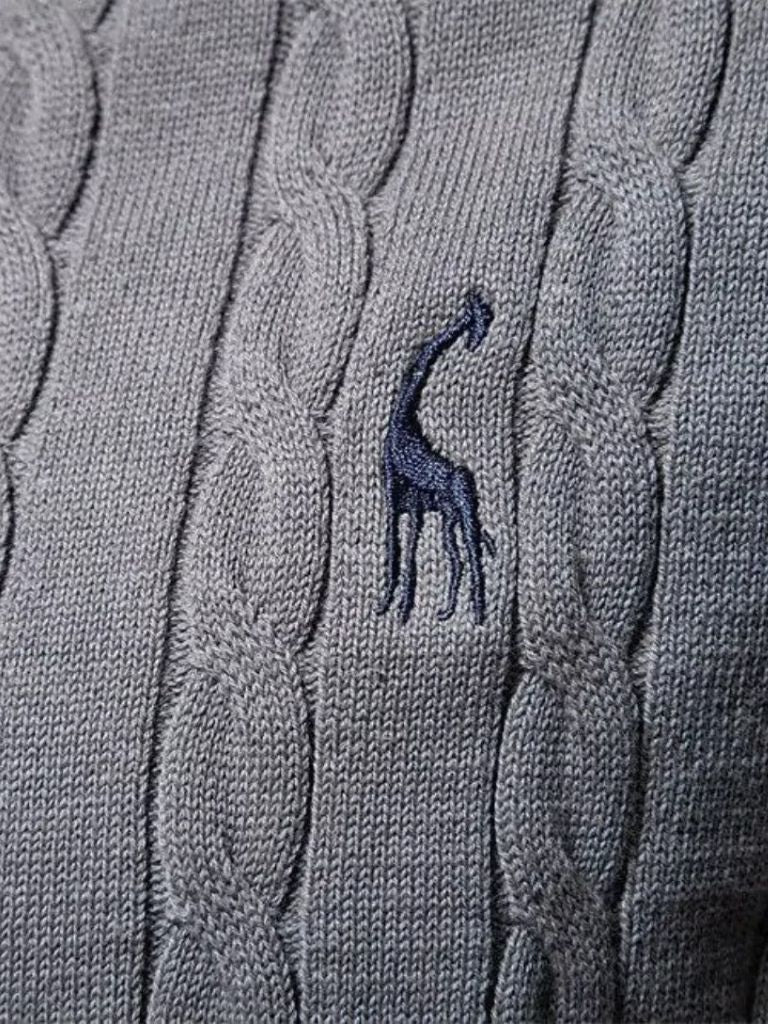 Cotton  Crew Neck Pullover Sweater - Verocci Essentials