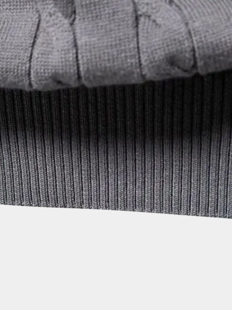 Cotton  Crew Neck Pullover Sweater - Verocci Essentials