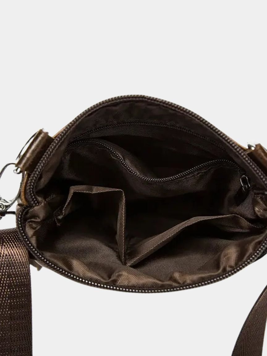 Crossbody Leather Shoulder Bag - Verocci Essentials