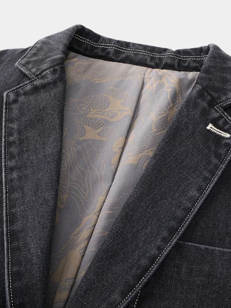 Denim Covenant Blazer Jacket – Verocci Essentials