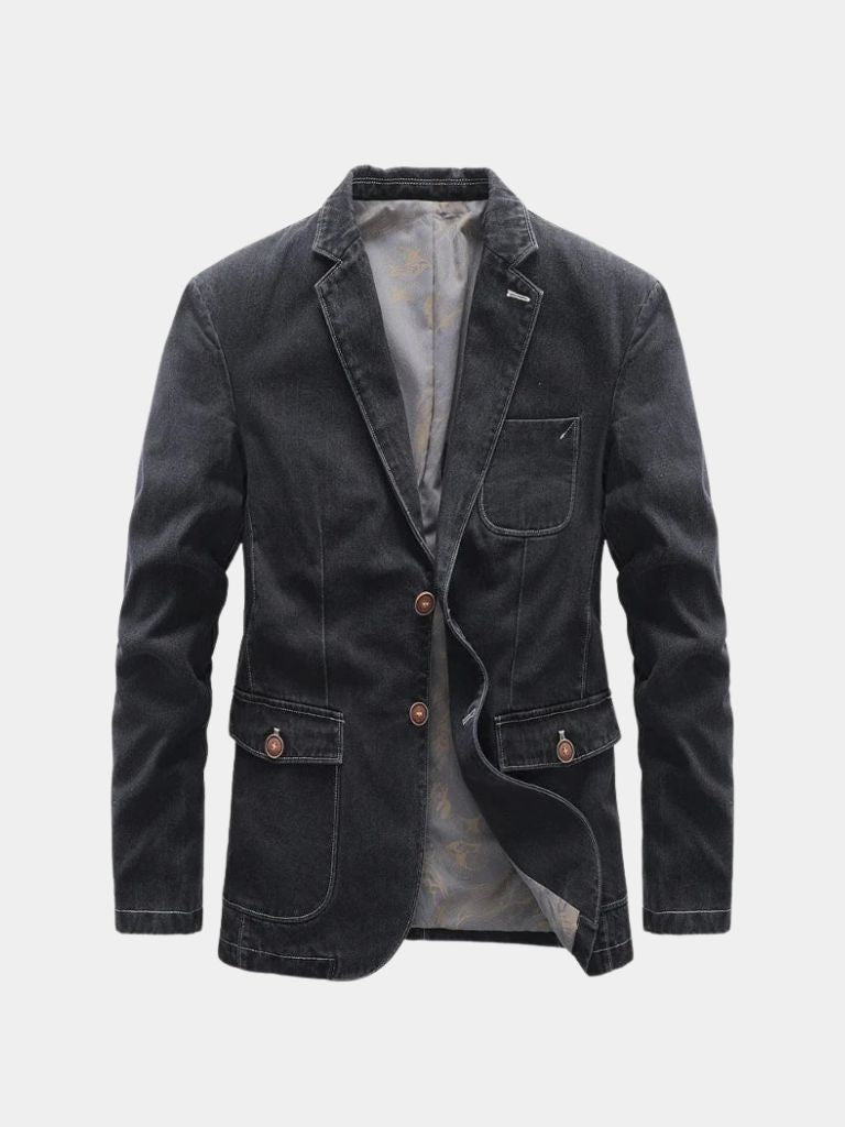 Denim Covenant Blazer Jacket – Verocci Essentials