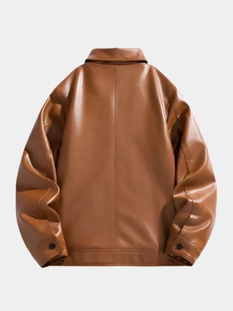 Denver Leather Jacket - Verocci Essentials