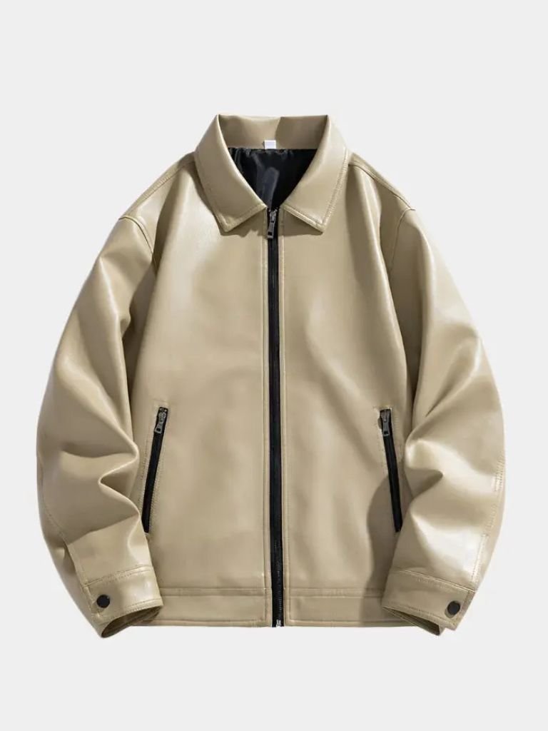 Denver Leather Jacket - Verocci Essentials