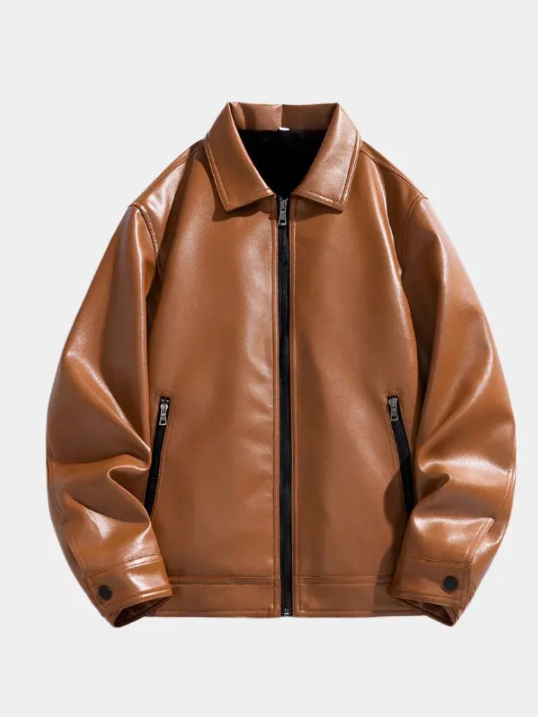Denver Leather Jacket - Verocci Essentials
