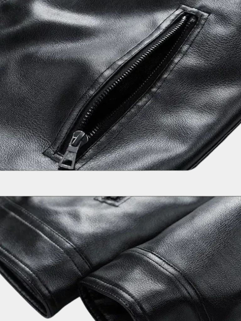 Denver Leather Jacket - Verocci Essentials