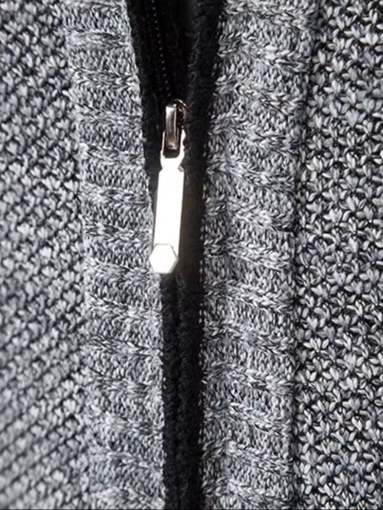 Elegant Full-Zip Sweater Vest - Verocci Essentials