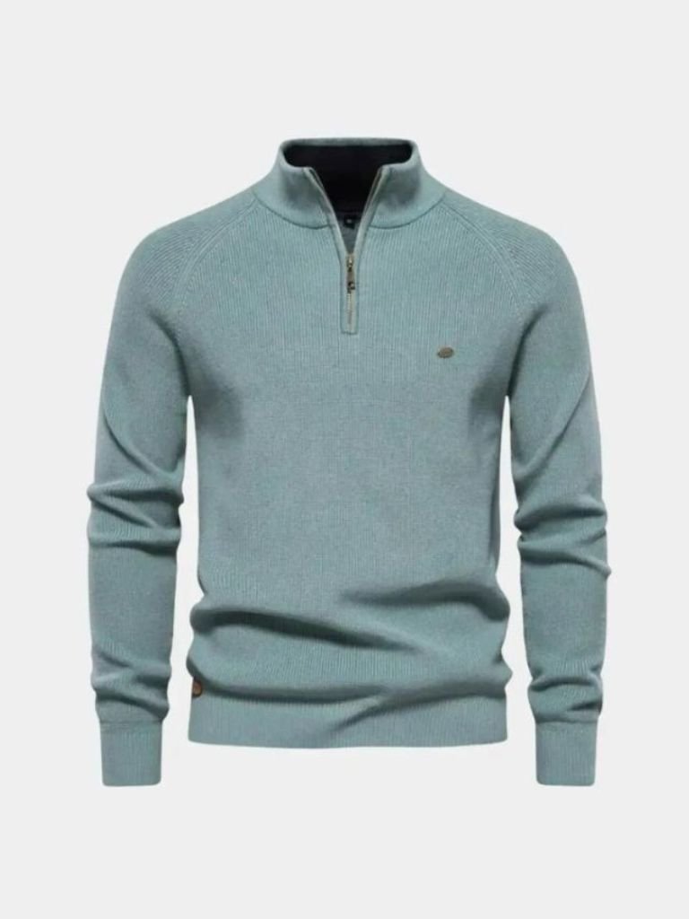 Elegant Quarter Zip Sweater - Verocci Essentials