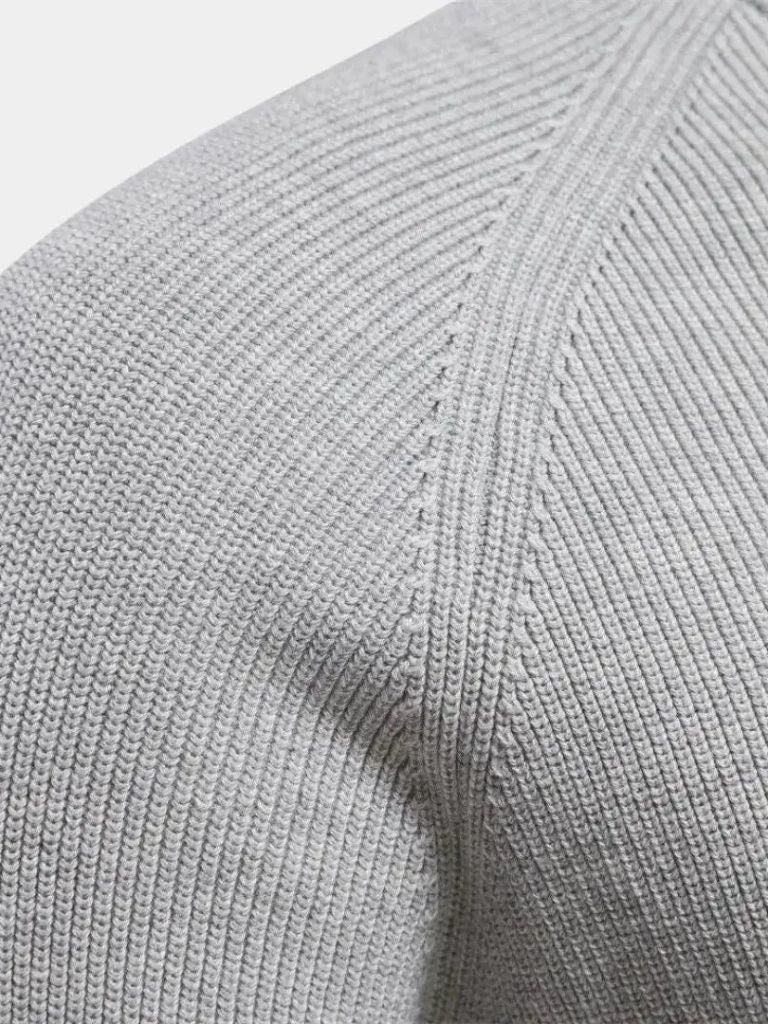 Elegant Quarter Zip Sweater - Verocci Essentials