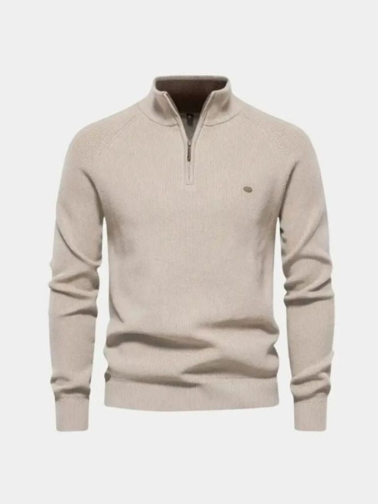 Elegant Quarter Zip Sweater - Verocci Essentials