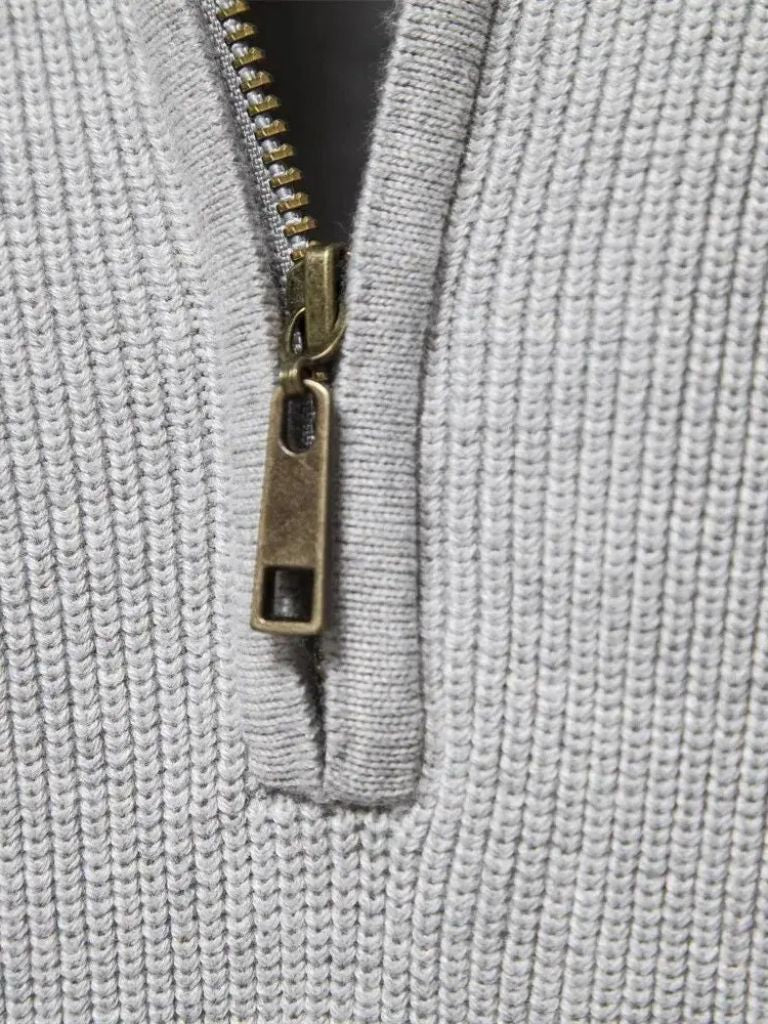 Elegant Quarter Zip Sweater - Verocci Essentials
