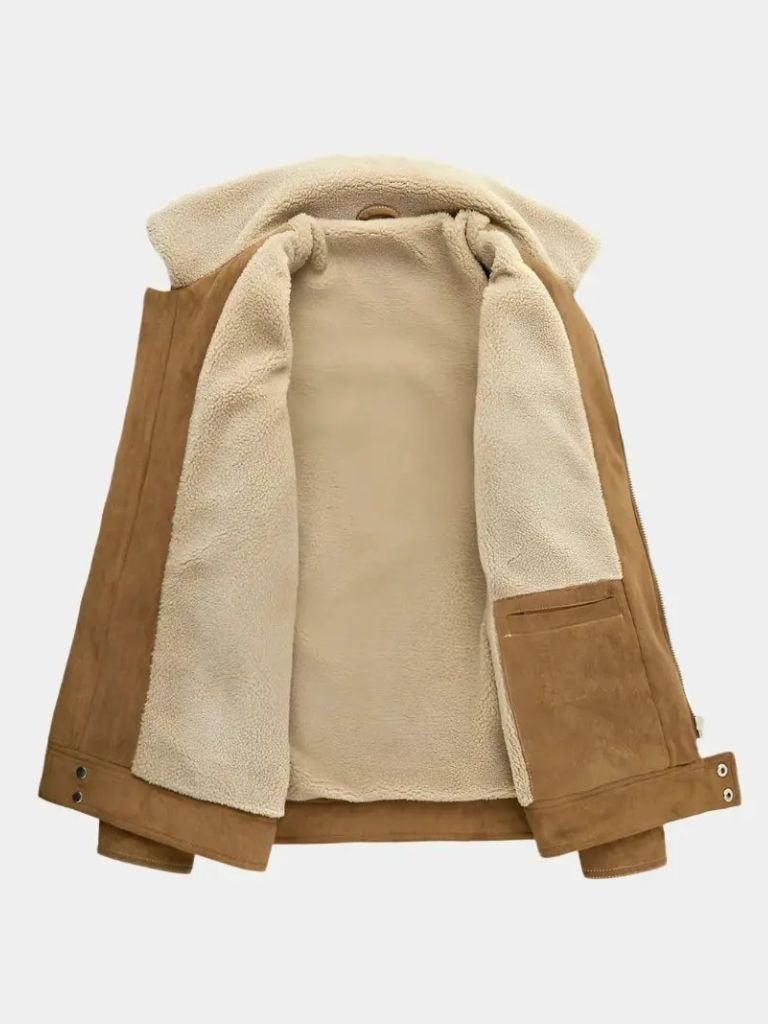 Essential Fleece Suede Jacket - Verocci Essentials