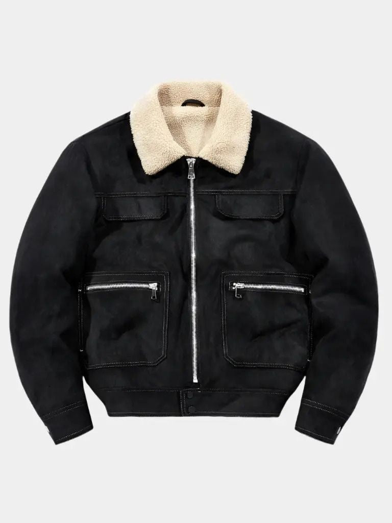 Essential Fleece Suede Jacket - Verocci Essentials