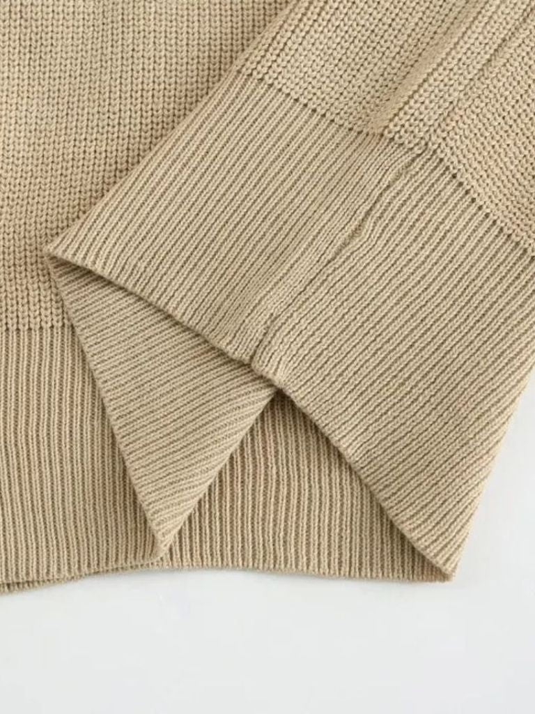 Essential Half Zip Pullover Sweater - Verocci Essentials