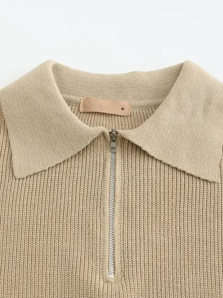 Essential Half Zip Pullover Sweater - Verocci Essentials