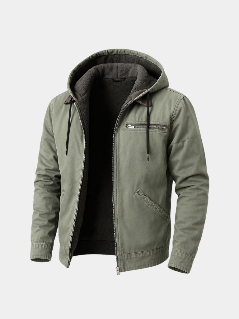 Essential Hooded Work Jacket - Verocci Essentials