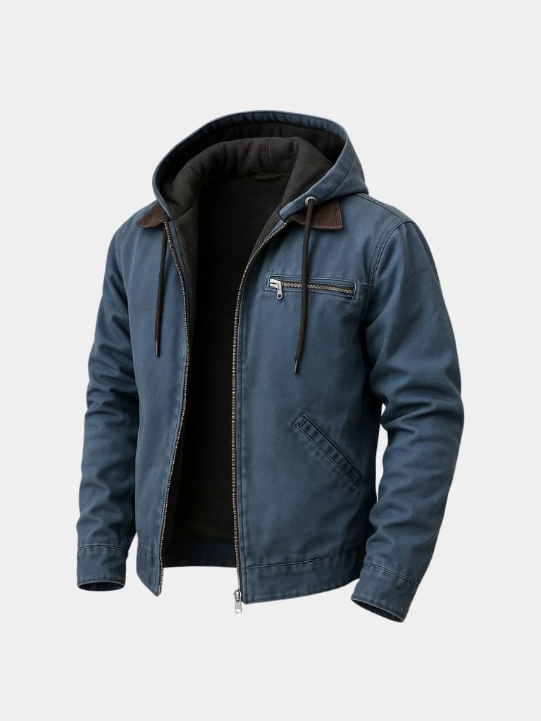 Essential Hooded Work Jacket - Verocci Essentials