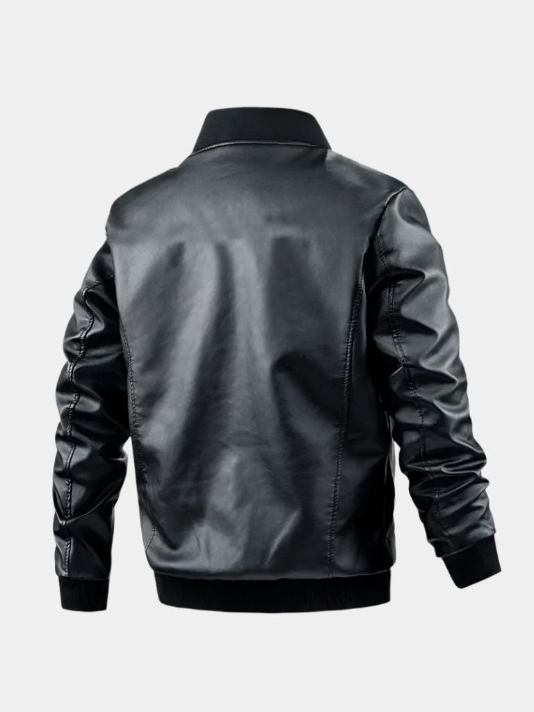 Essential Leather Jacket - Verocci Essentials