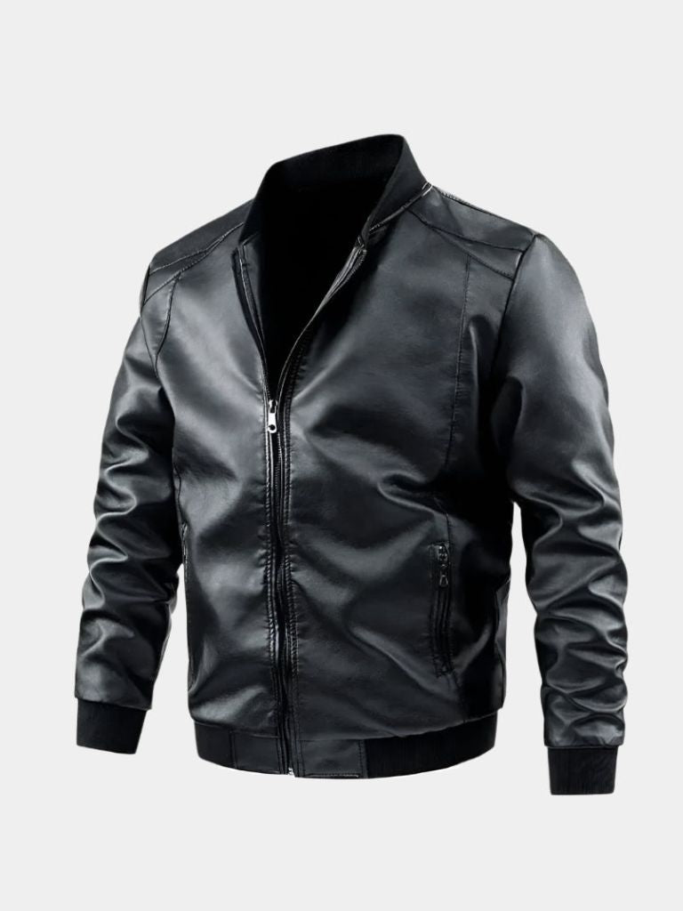 Essential Leather Jacket - Verocci Essentials