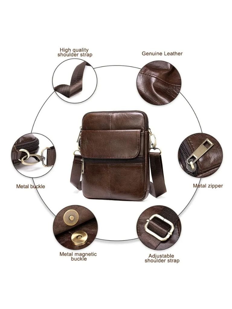 Essential Leather Shoulder Bag - Verocci Essentials
