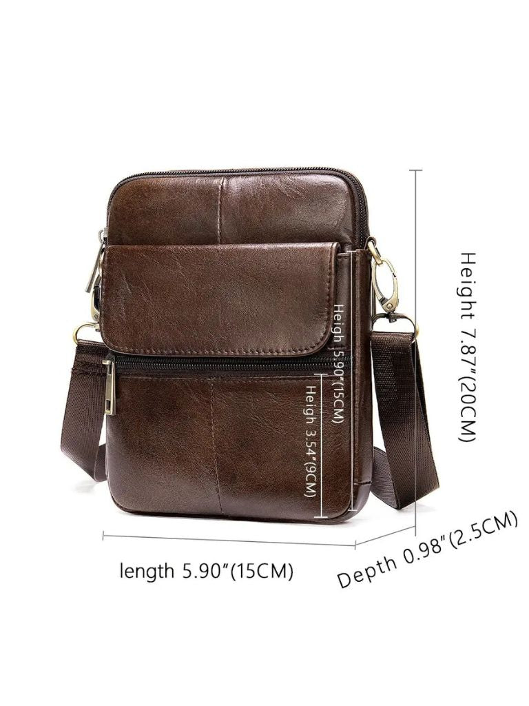 Essential Leather Shoulder Bag - Verocci Essentials