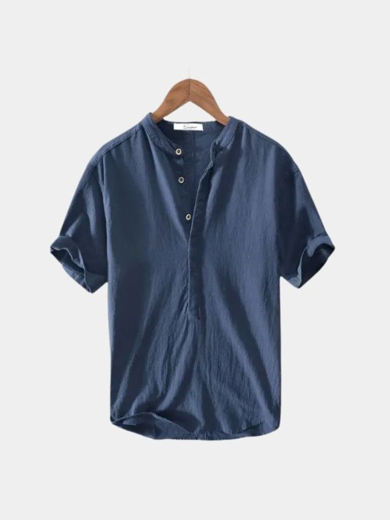 Essential Short Sleeve Linen Shirt - Verocci Essentials