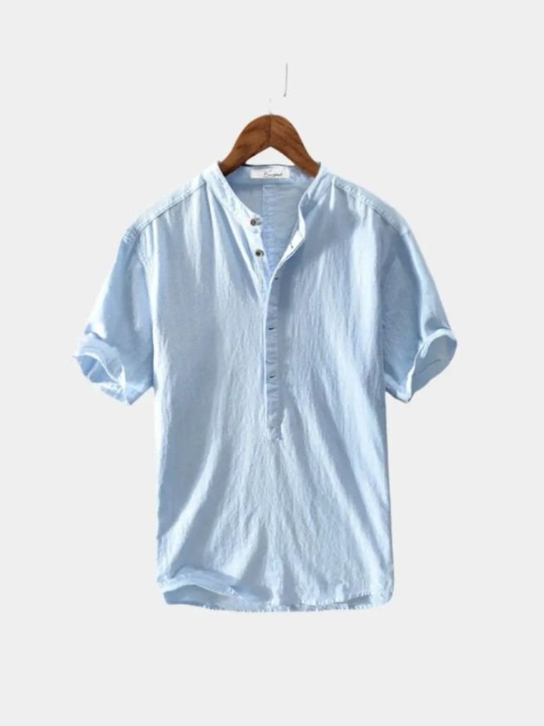 Essential Short Sleeve Linen Shirt - Verocci Essentials