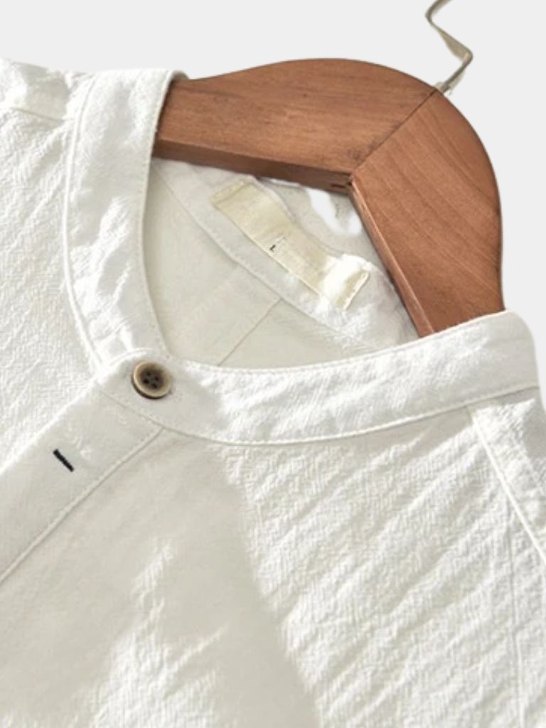 Essential Short Sleeve Linen Shirt - Verocci Essentials