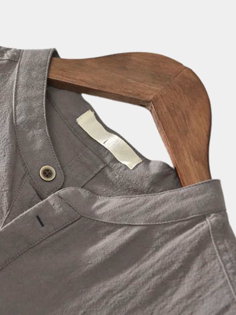 Essential Short Sleeve Linen Shirt - Verocci Essentials