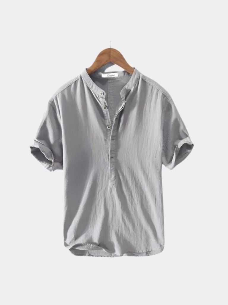 Essential Short Sleeve Linen Shirt - Verocci Essentials
