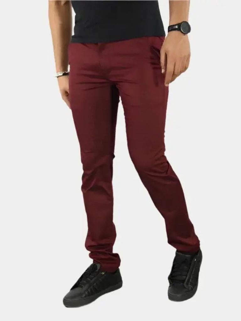 Essential Slim Fit Straight Trousers - Verocci Essentials