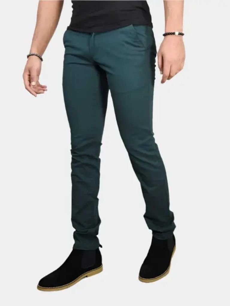 Essential Slim Fit Straight Trousers - Verocci Essentials