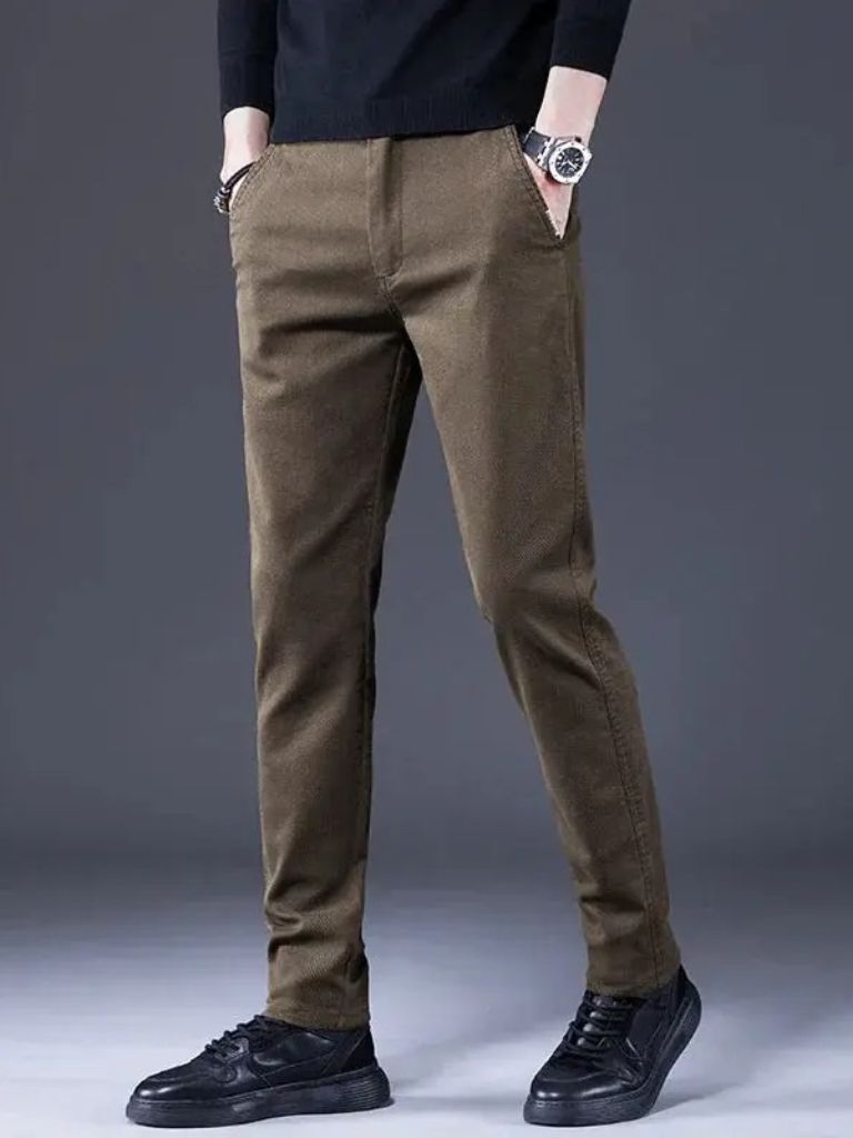 Essential Stretchy Straight Trousers - Verocci Essentials