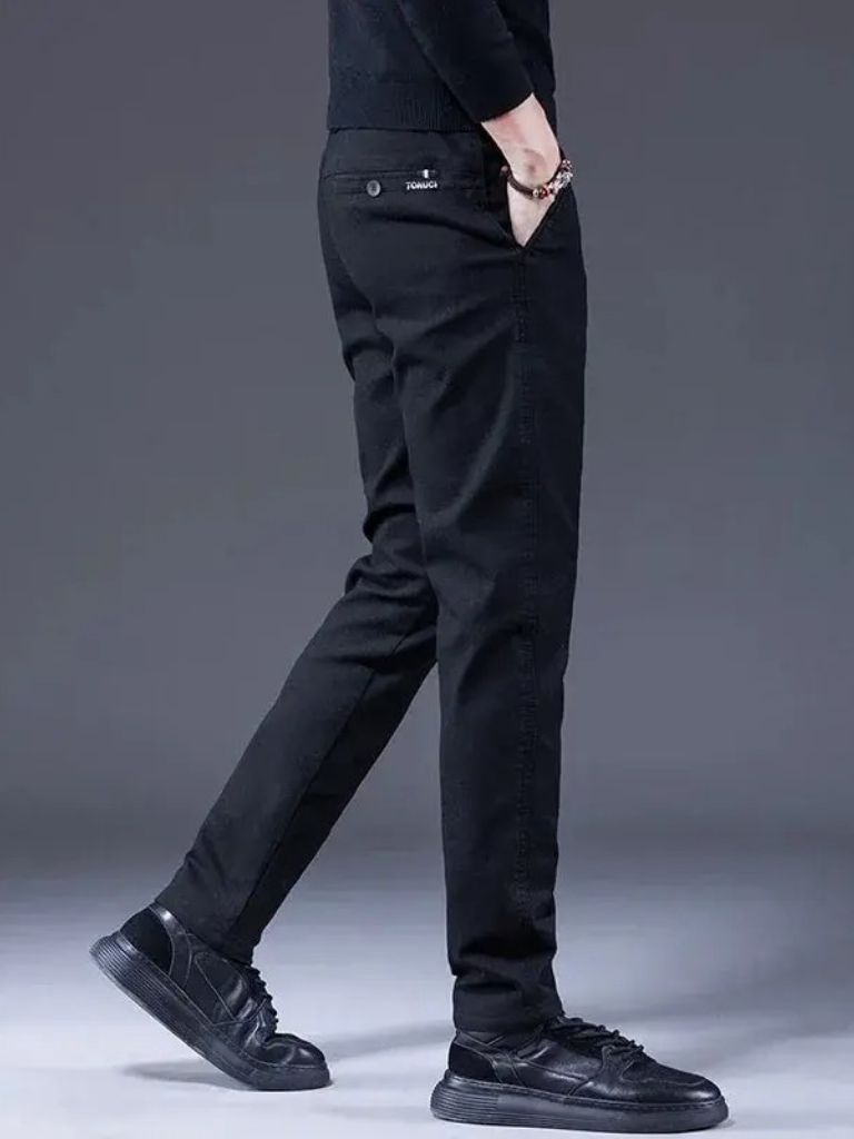 Essential Stretchy Straight Trousers - Verocci Essentials