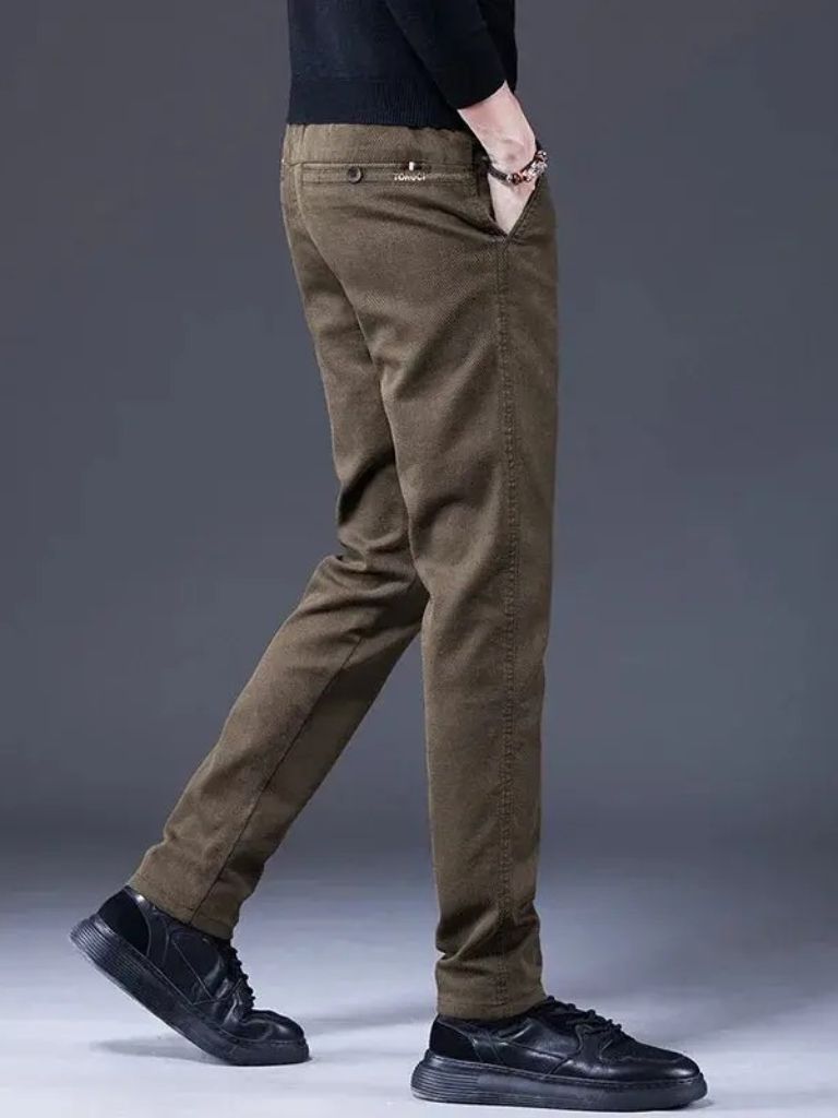 Essential Stretchy Straight Trousers - Verocci Essentials