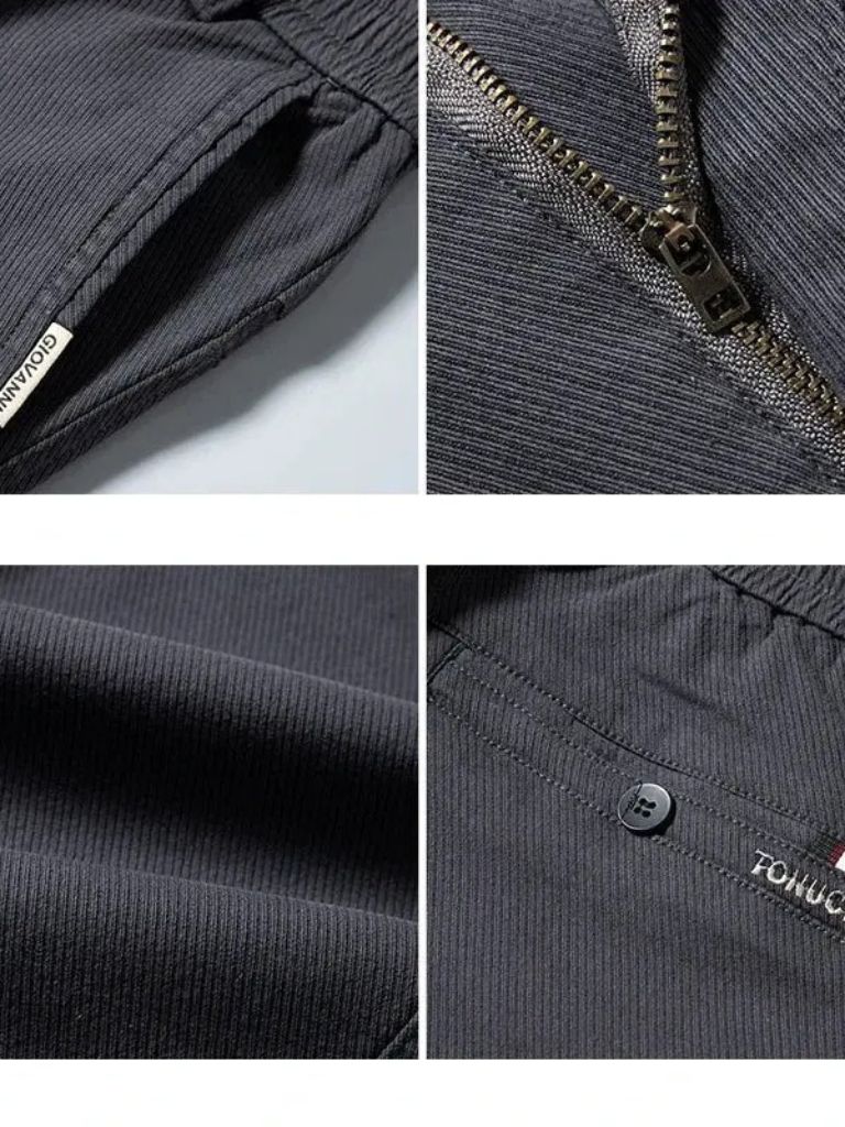 Essential Stretchy Straight Trousers - Verocci Essentials