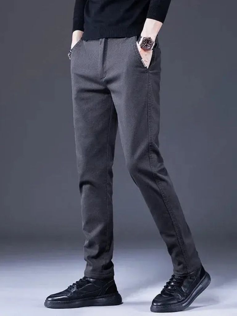 Essential Stretchy Straight Trousers - Verocci Essentials